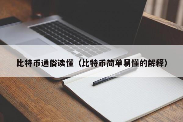 比特币通俗读懂(比特币简单易懂的解释)